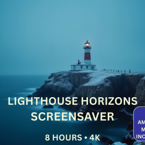 Lighthouse 4K Screensaver featuring coastal lighthouses, ocean horizons and scenic maritime landscapes