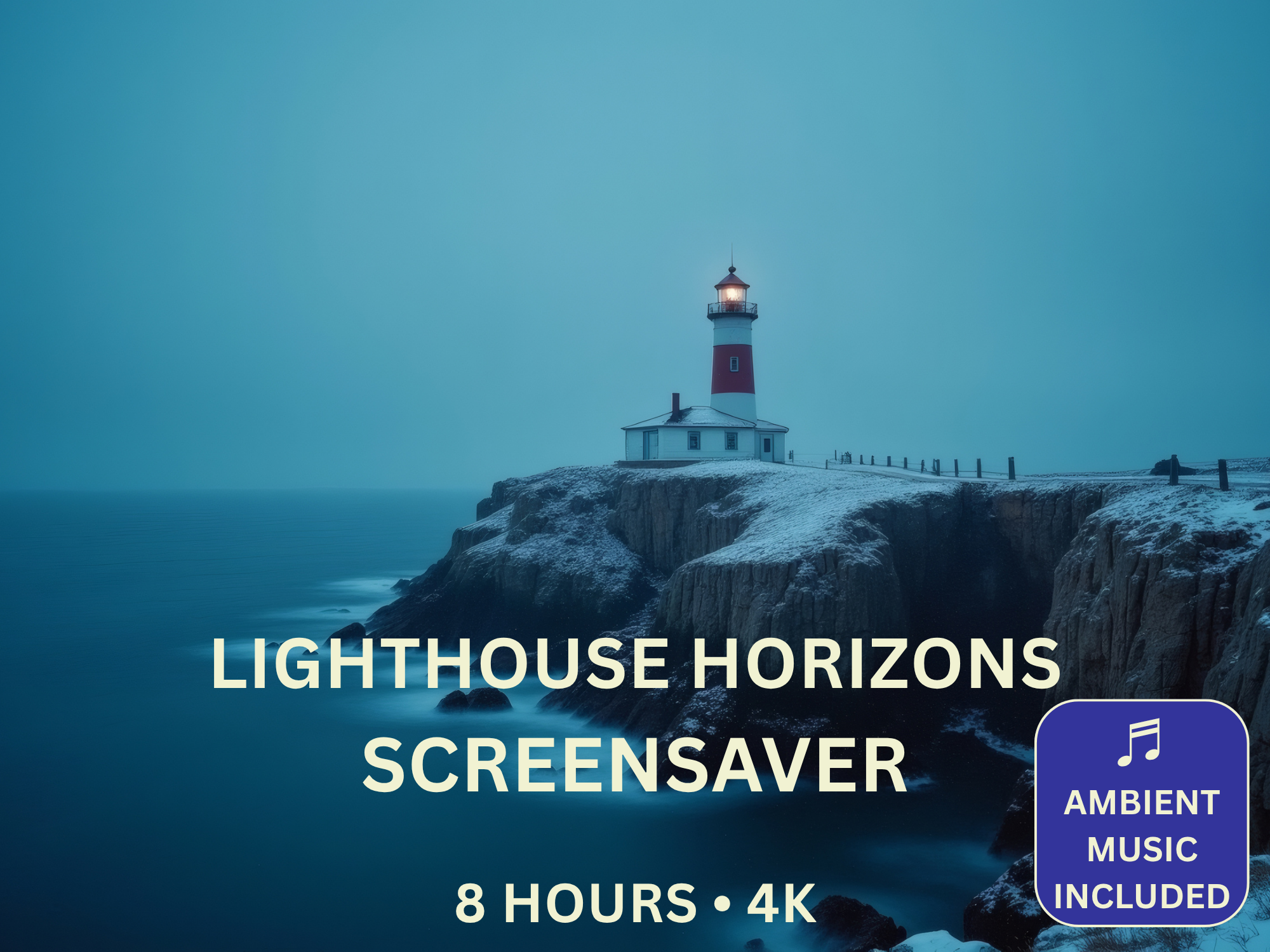 Lighthouse 4K Screensaver featuring coastal lighthouses, ocean horizons and scenic maritime landscapes