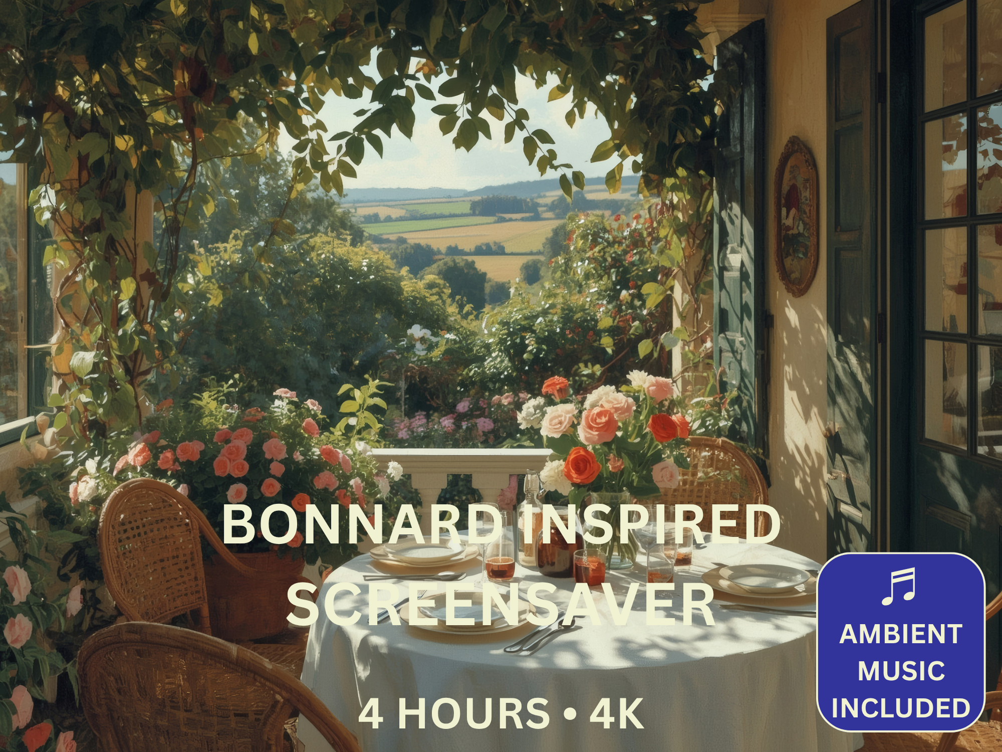 Bonnard Inspired 4K Screensaver