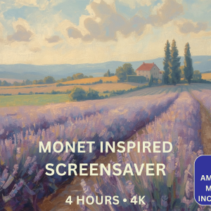 Monet Inspired 4K Screensaver