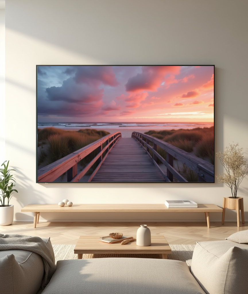 Coastal Boardwalks at Dawn 8-Hour 4K Screensaver - Image 5