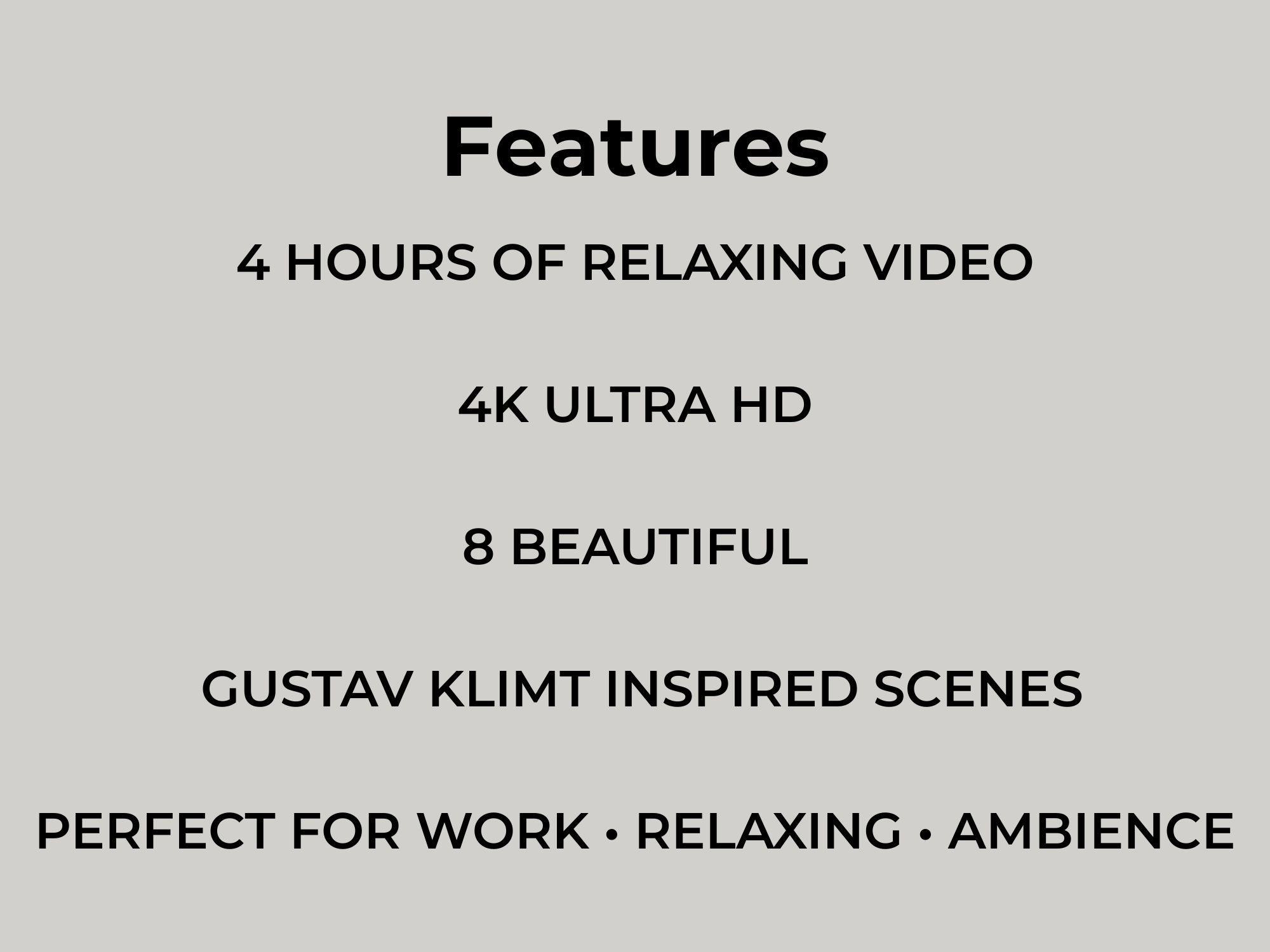 Klimt Inspired 4-Hour 4K Screensaver with Ambient Music - Image 6