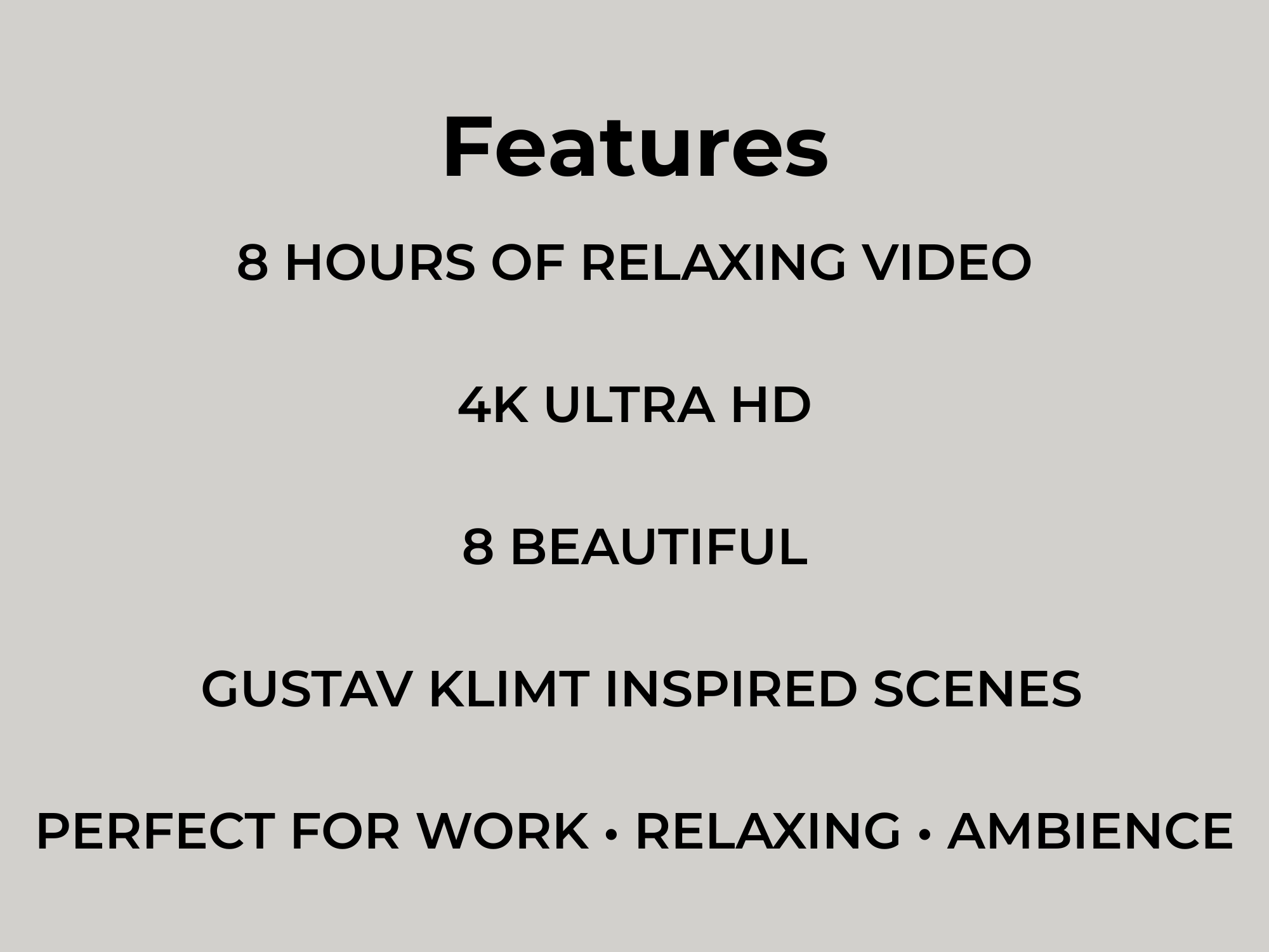 Klimt Inspired 8-Hour 4K Screensaver with Ambient Music - Image 6