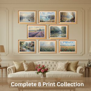 Monet Inspired Wall Art Printable Bundle Digital Artwork