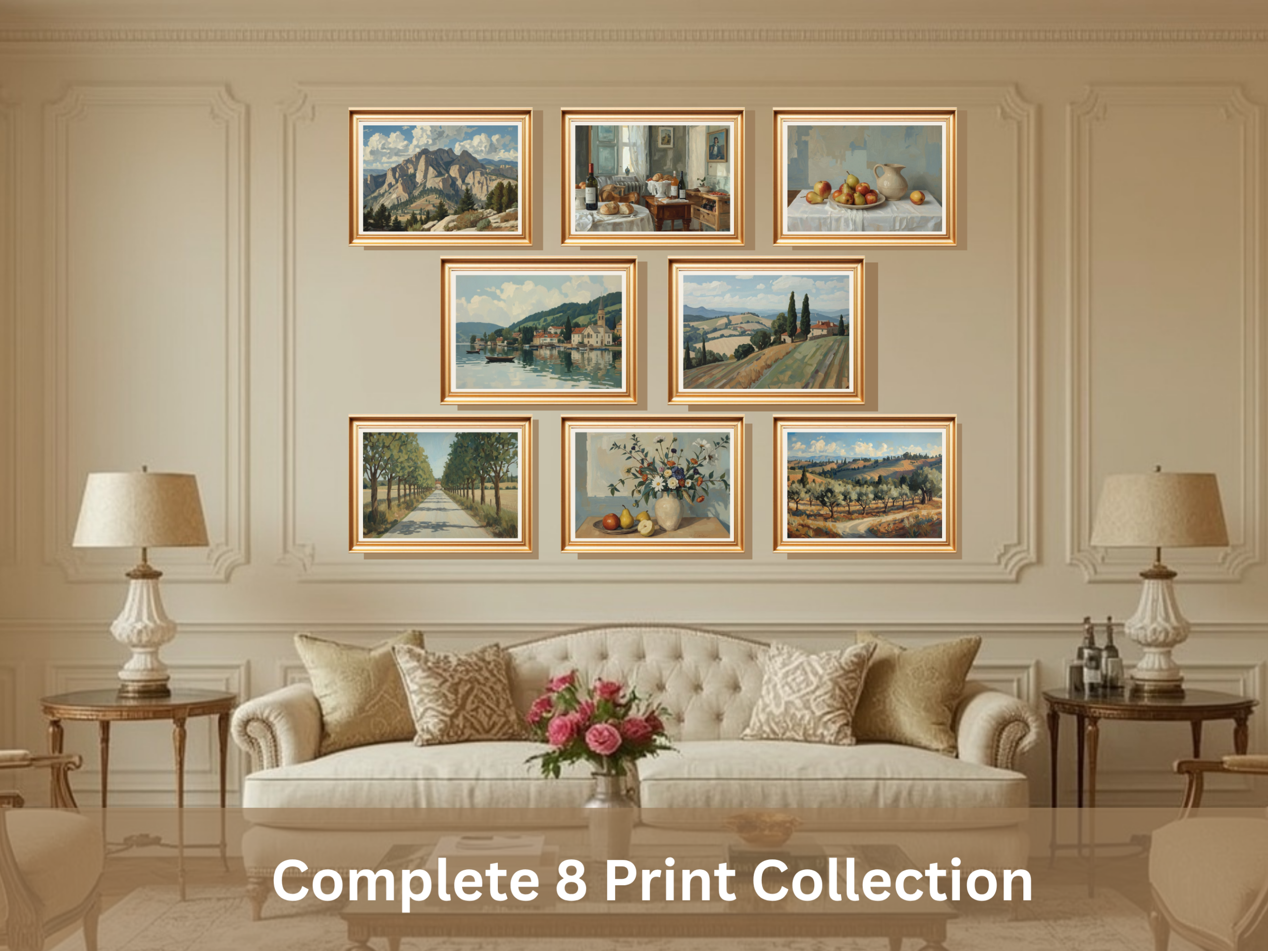 Cezanne Inspired Wall Art Printable Bundle