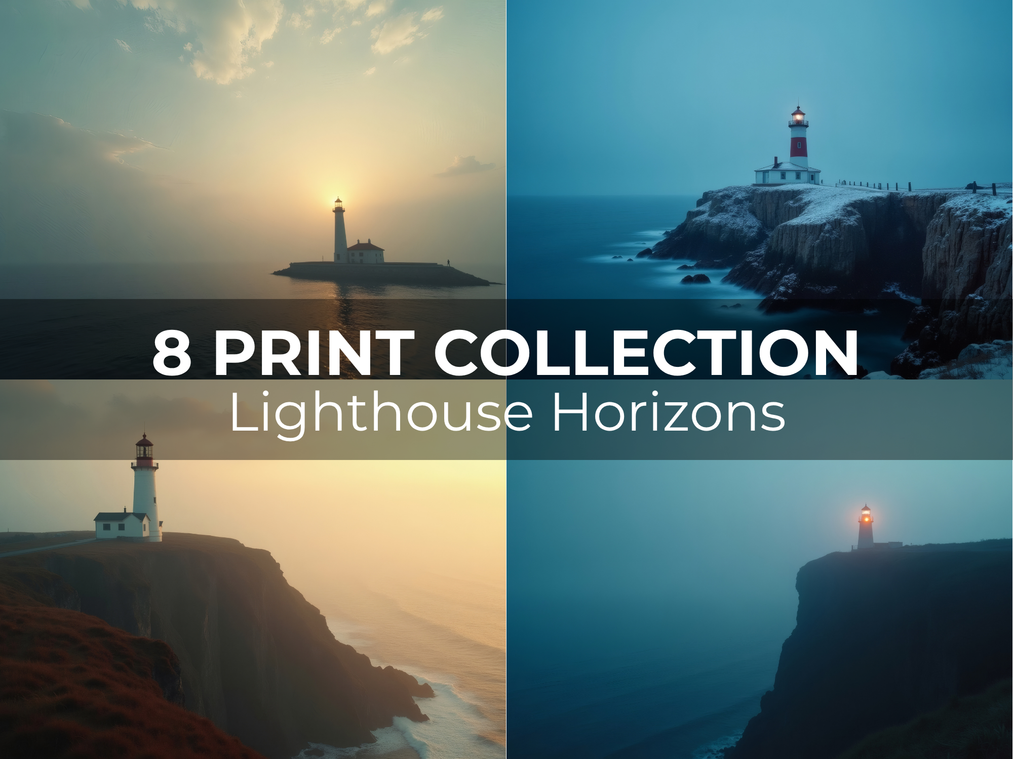 Lighthouse Horizons Printable Art Bundle - Image 2