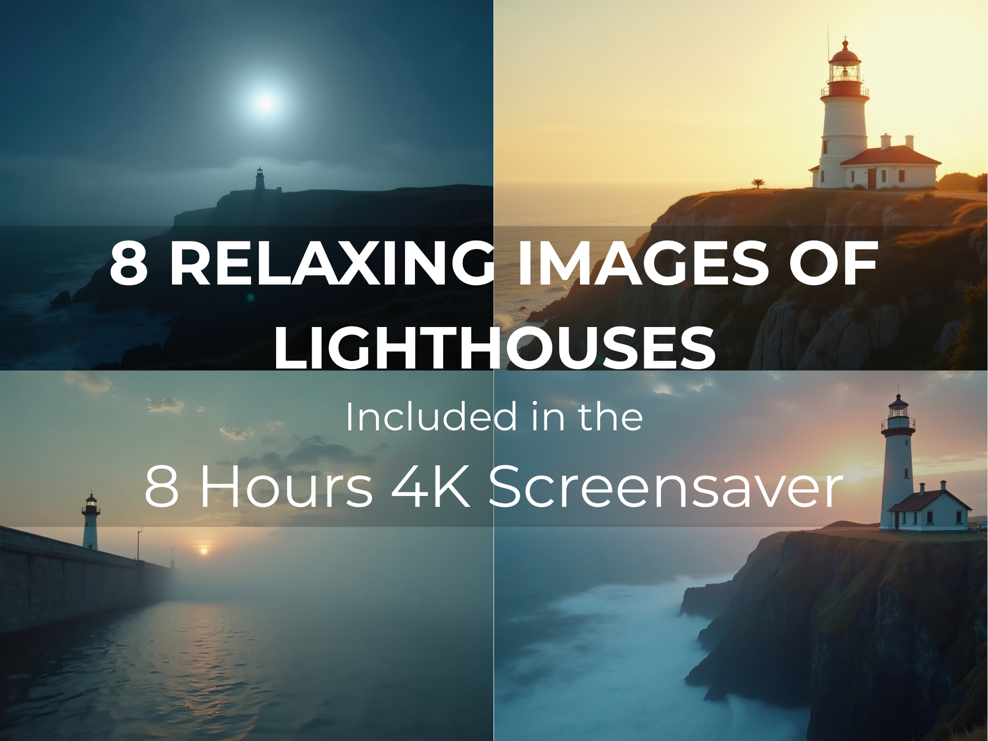 Lighthouse Horizons – 8-Hour 4K Coastal Screensaver - Image 3