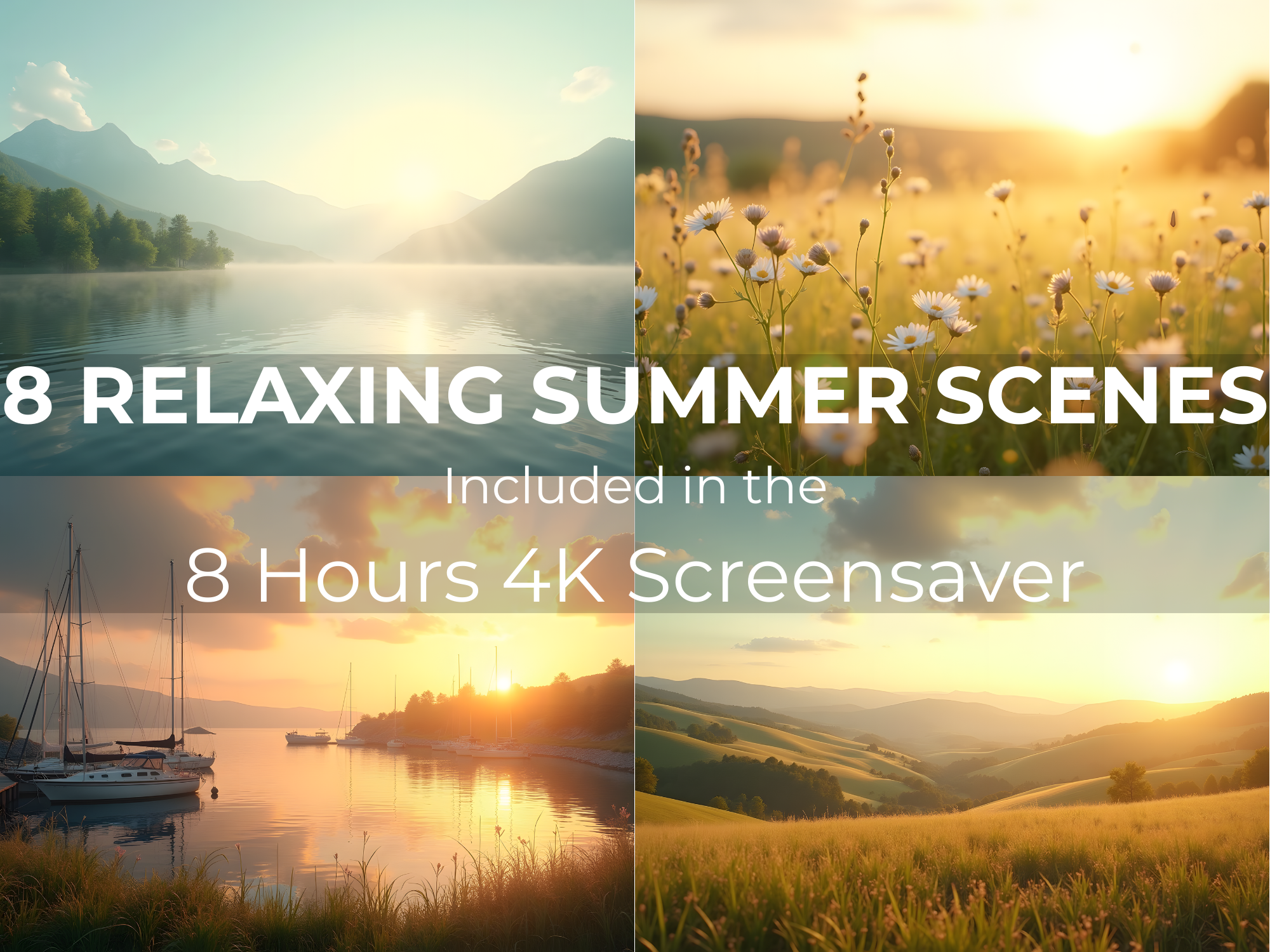Summer Nature Escape 8-Hour 4K Screensaver with Ambient Music - Image 3
