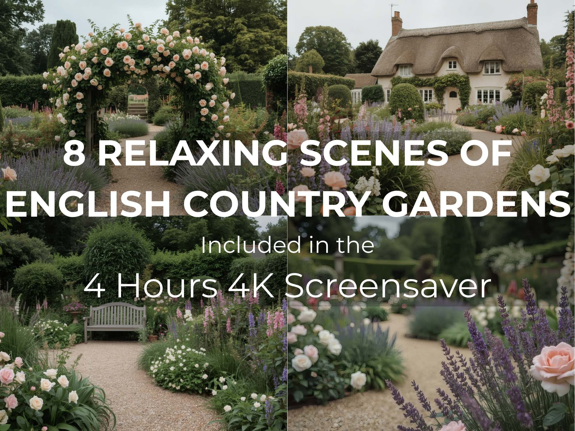 English Country Gardens 4-Hour 4K Screensaver - Image 2