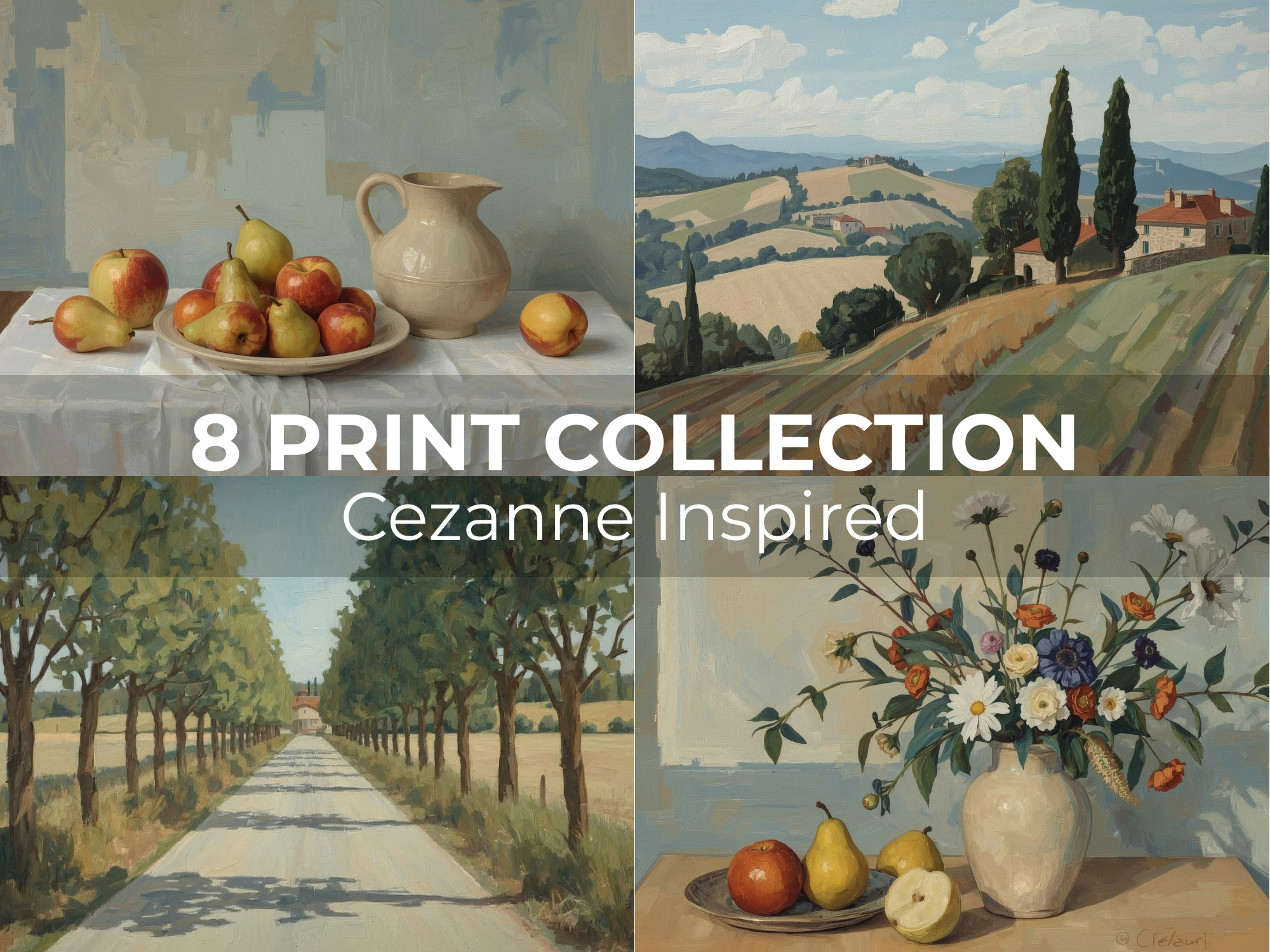 Cezanne Inspired Printable Art Bundle - Image 2