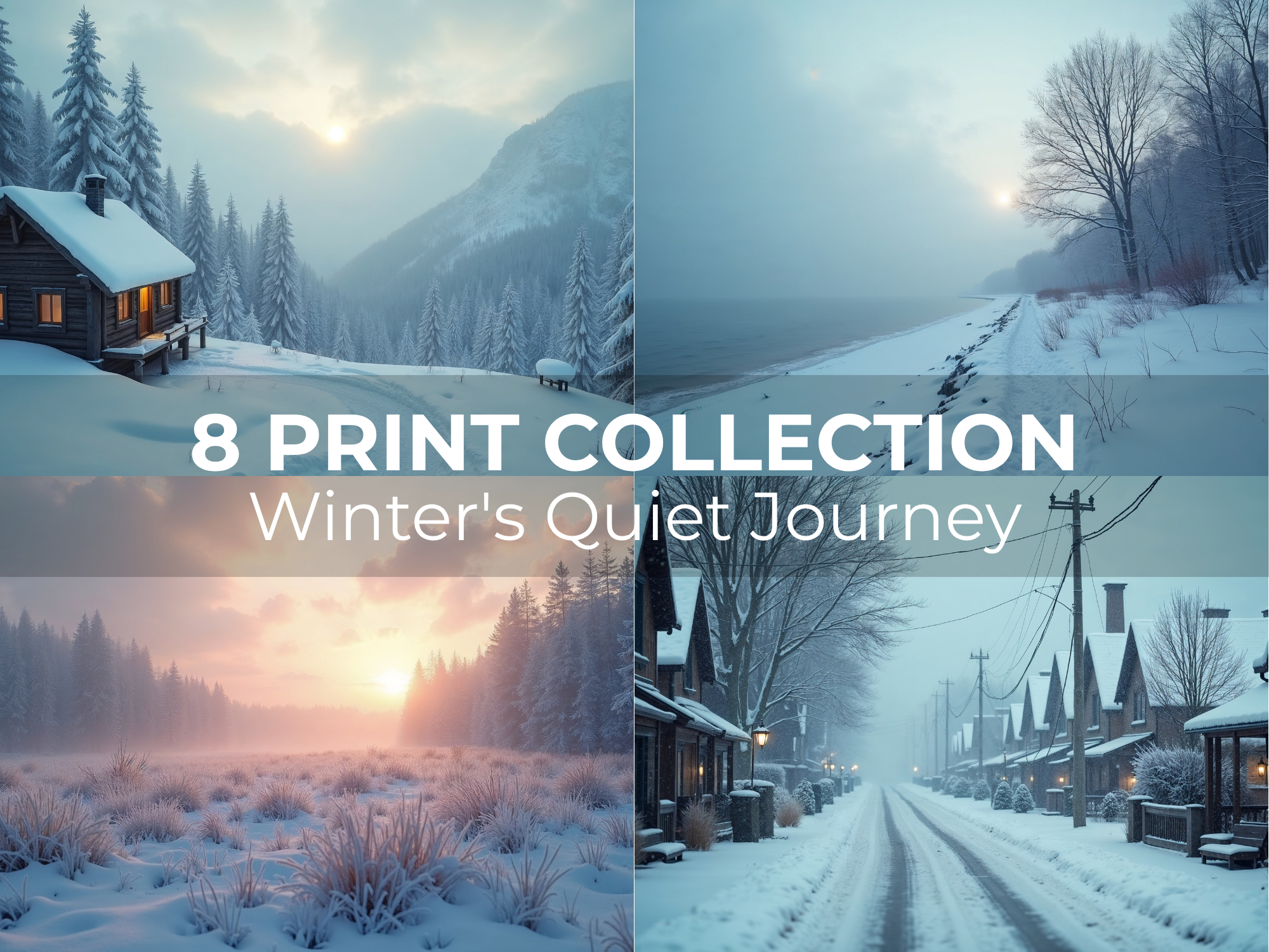 Winter's Quiet Journey Printable Art Bundle - Image 2