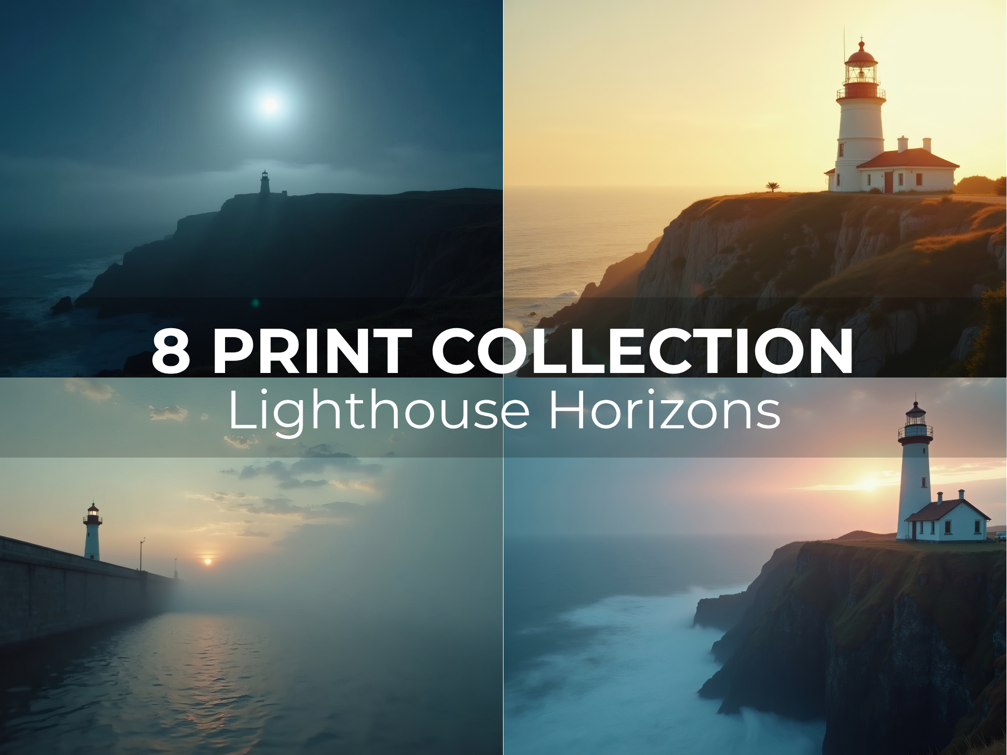 Lighthouse Horizons Printable Art Bundle - Image 3