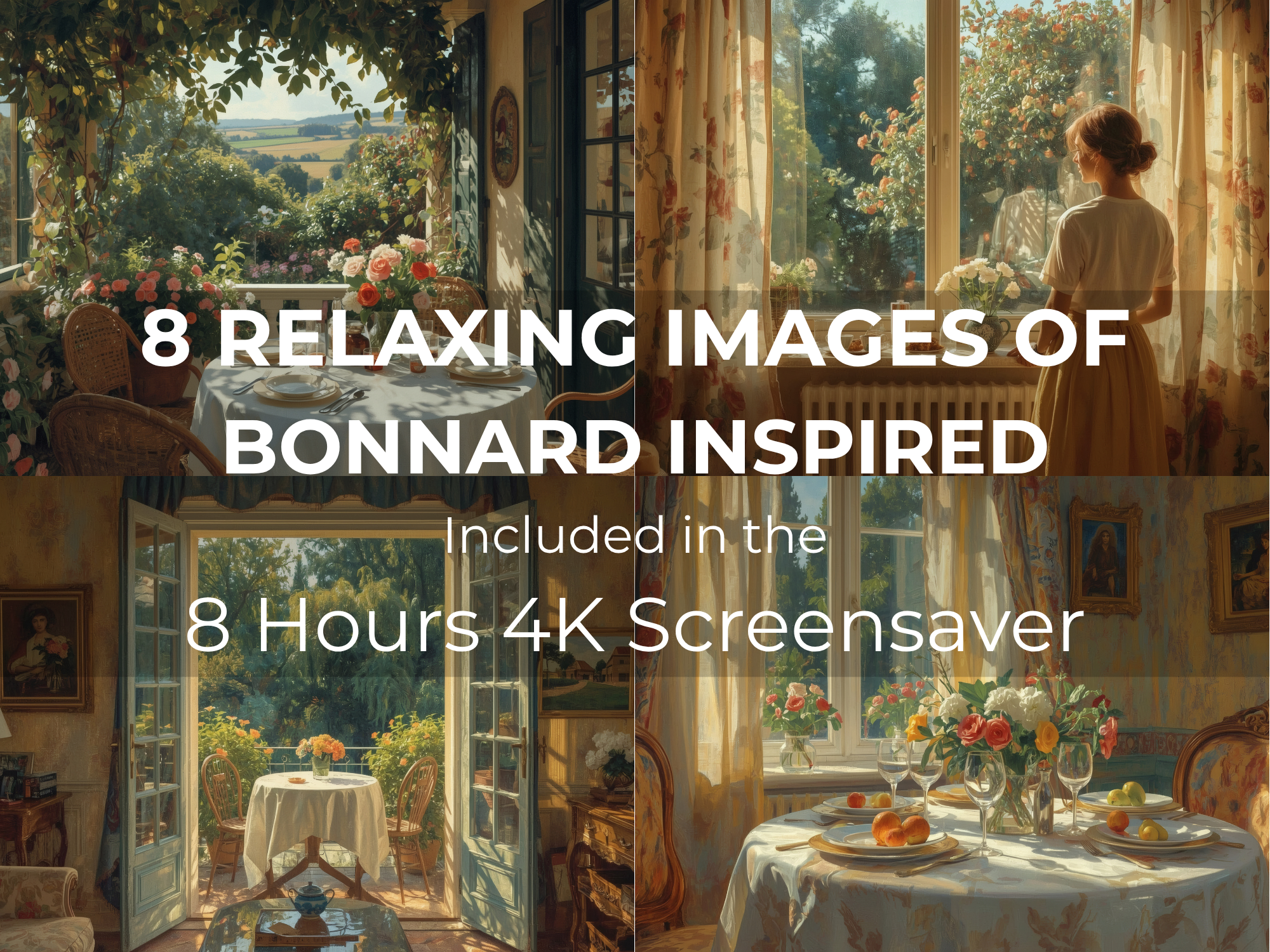 Bonnard Inspired 8 Hour 4K Screensaver - Image 2