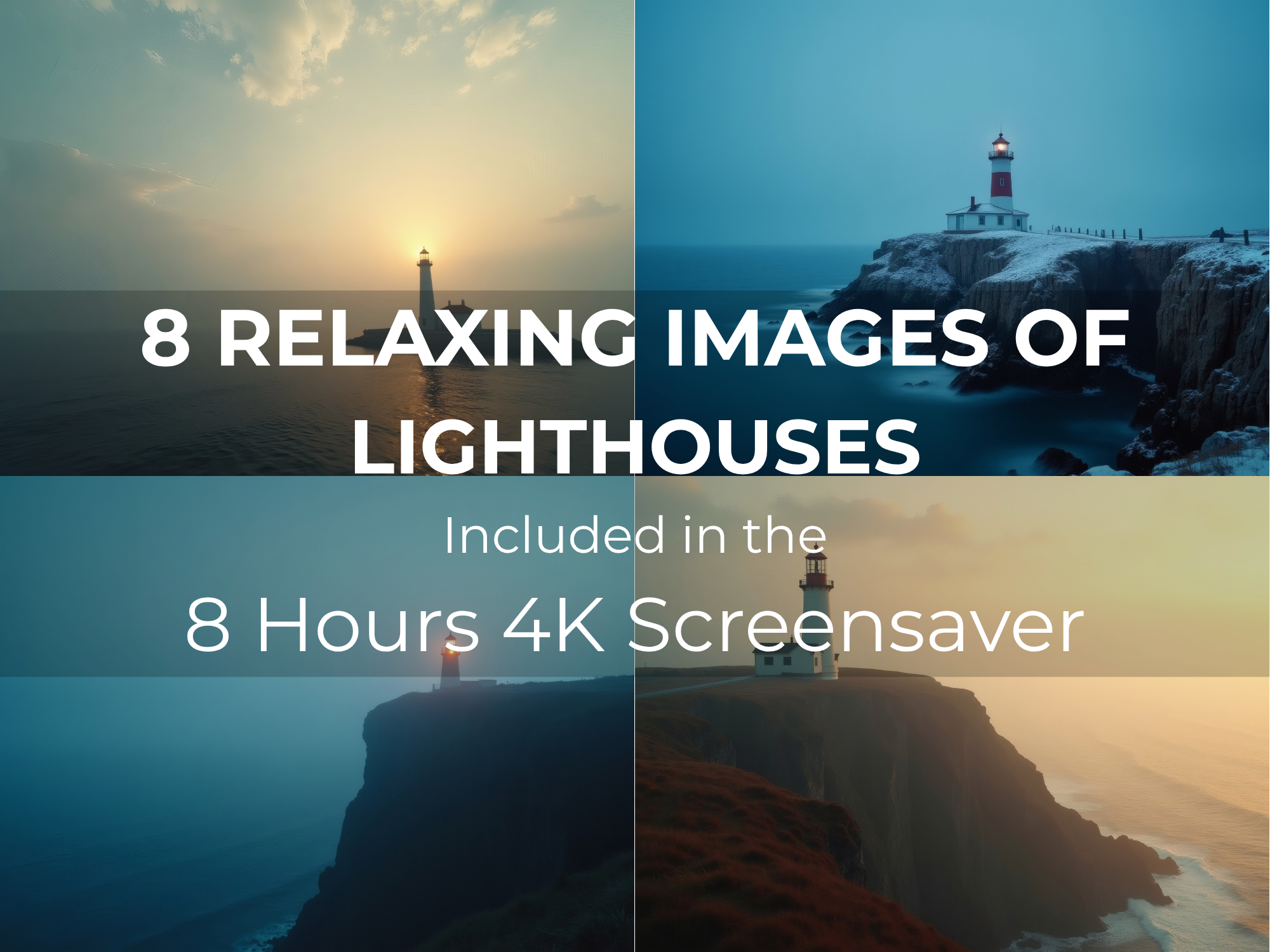 Lighthouse Horizons – 8-Hour 4K Coastal Screensaver - Image 2