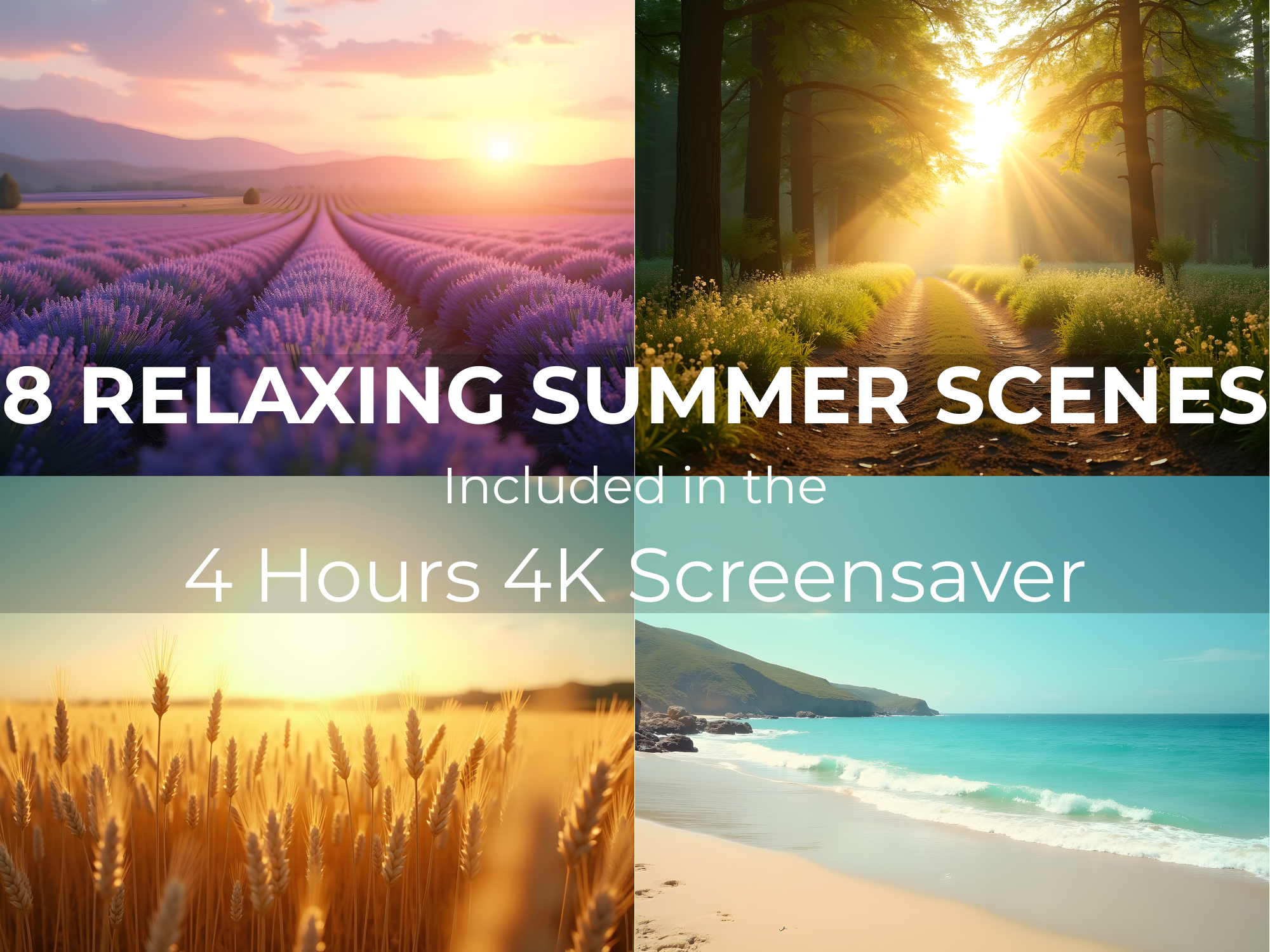 Summer Nature Escape 4-Hour 4K Screensaver with Ambient Music - Image 2