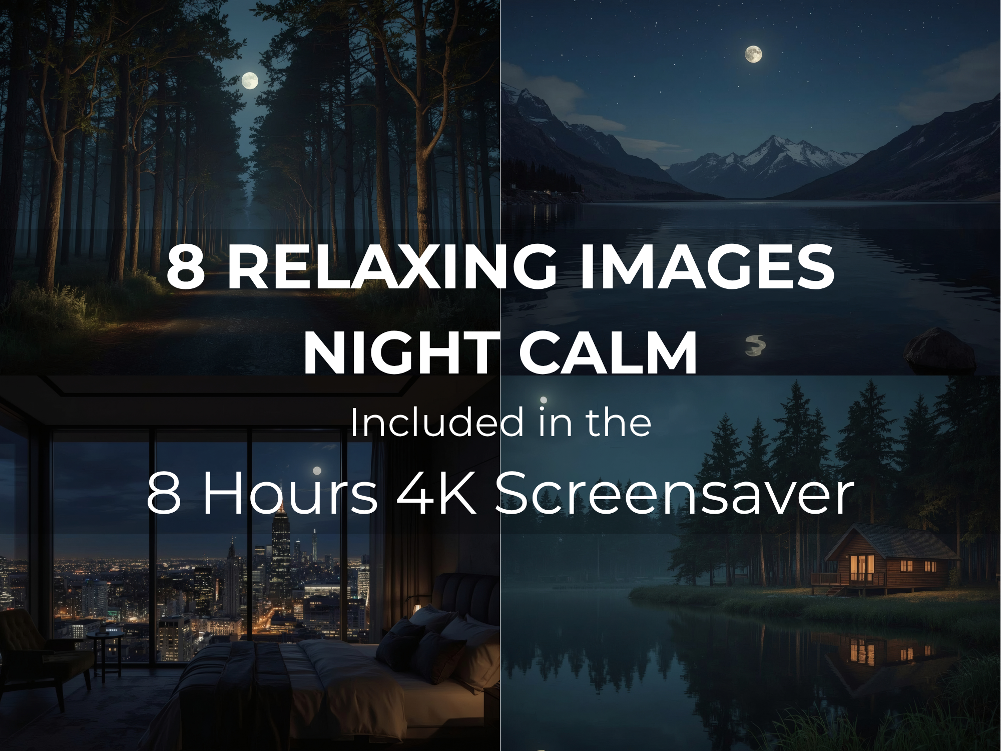 Night Calm: Moonlit Escapes 8-Hour 4K Ambient Screensaver - Image 3