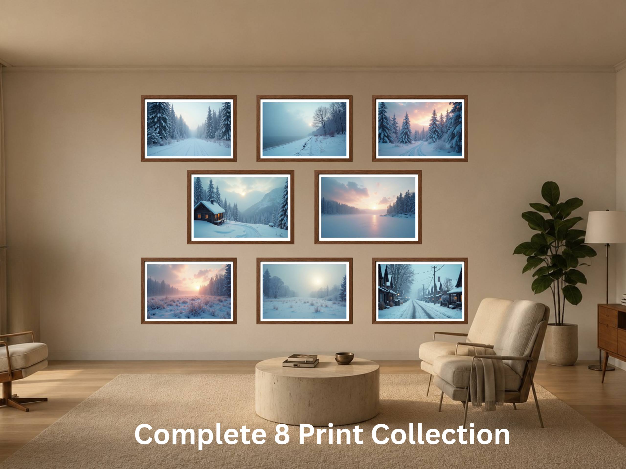 Winter Wall Art Printable Bundle