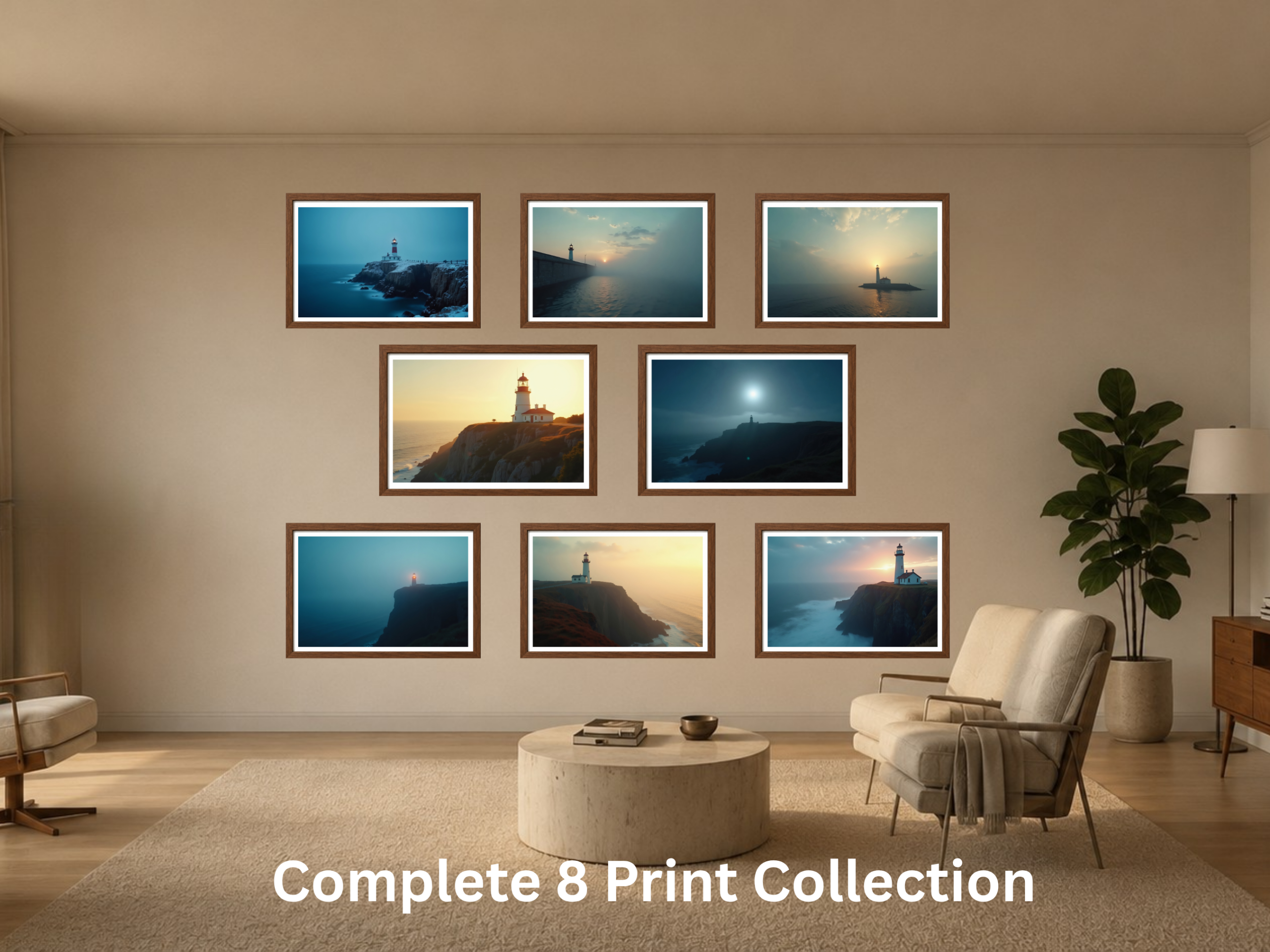 Lighthouse Wall Art Printable Bundle