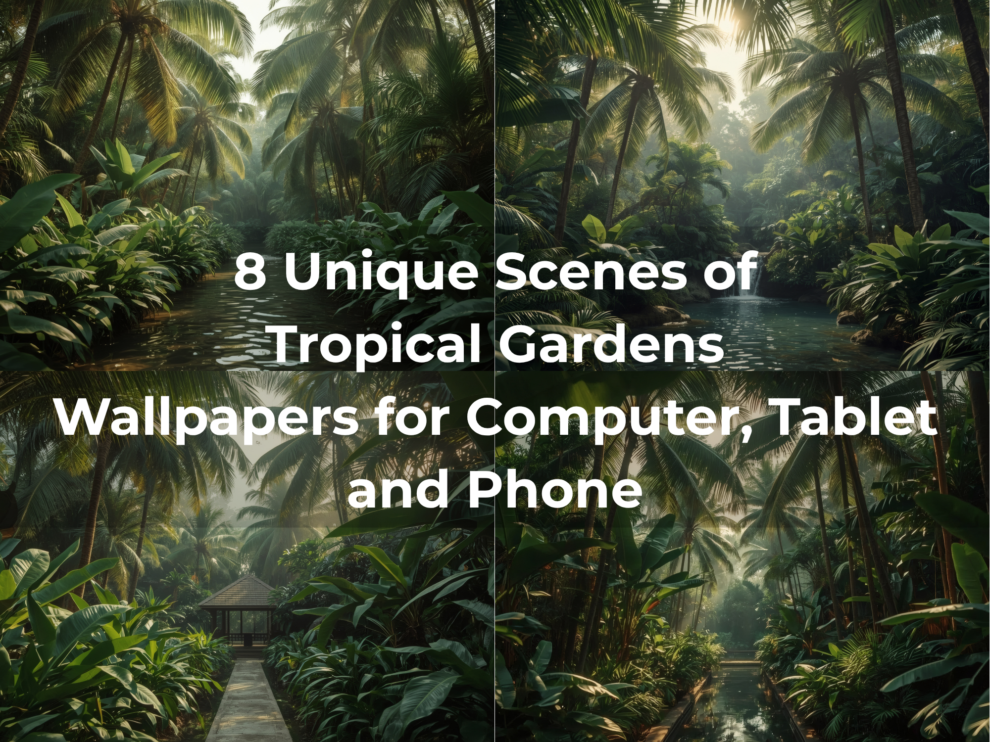 Tropical Gardens Wallpaper Collection – Desktop, Tablet & Mobile - Image 3