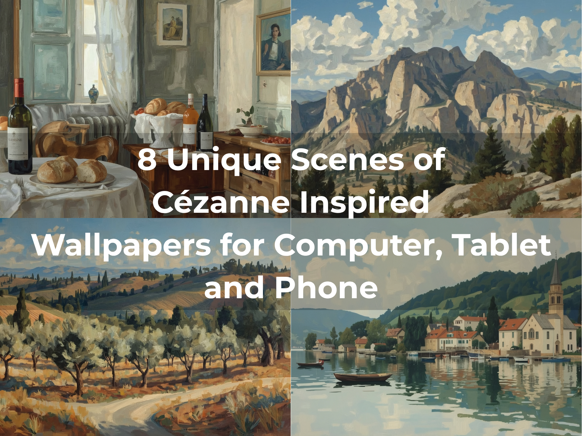 Cézanne Inspired Wallpapers for Desktop, Tablet & Mobile - Image 2