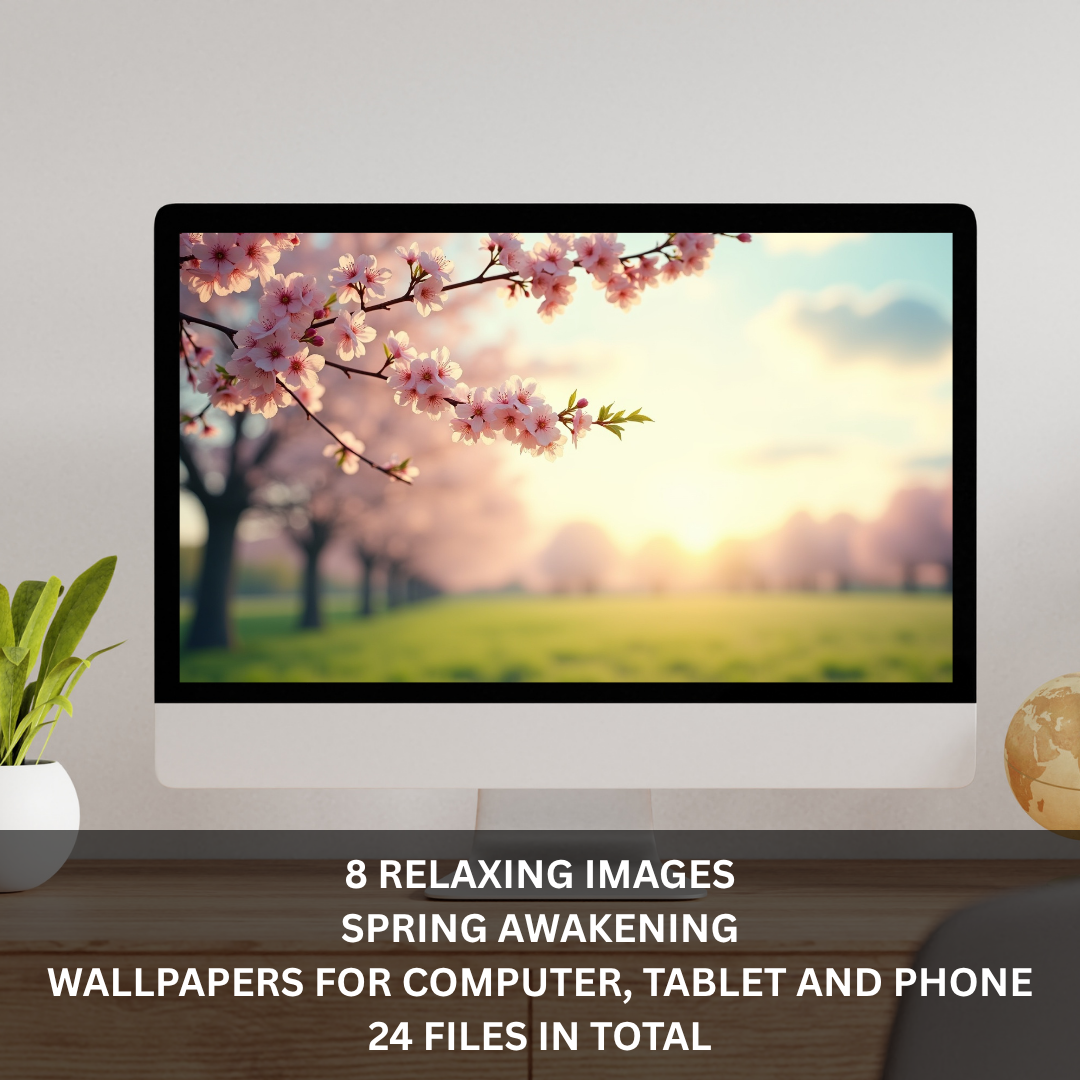 Spring Awakening Digital Wallpaper Bundle - Image 4