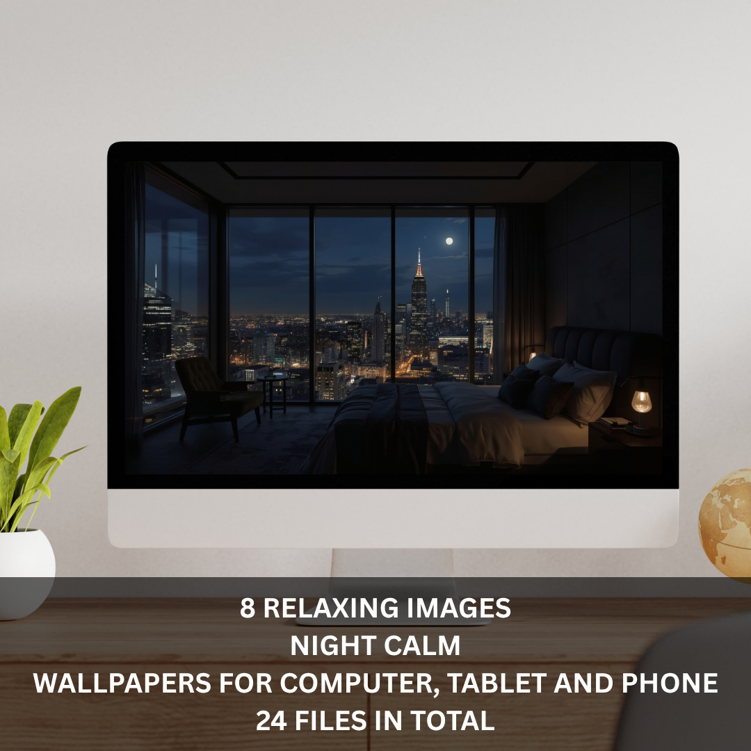 Night Calm: Moonlit Escapes Wallpaper Collection - Image 4