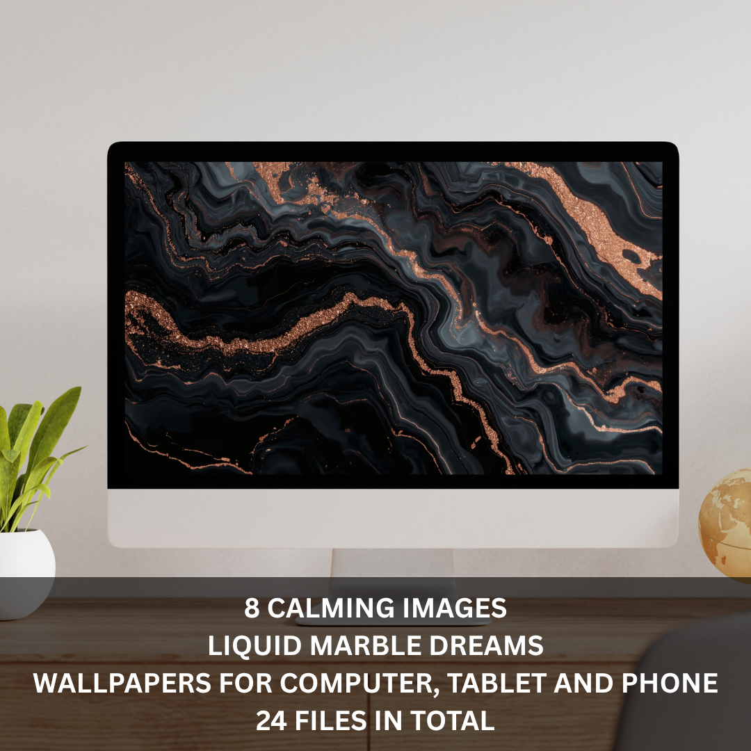 Luxury Liquid Marble Wallpaper Collection - Image 4