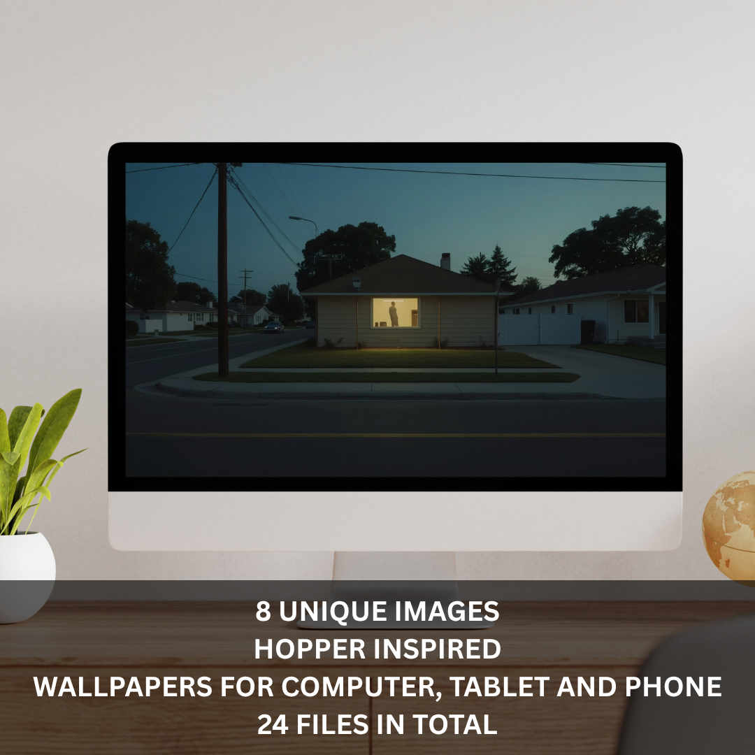 Edward Hopper Inspired Wallpapers | Desktop, Tablet & Mobile Collection - Image 4