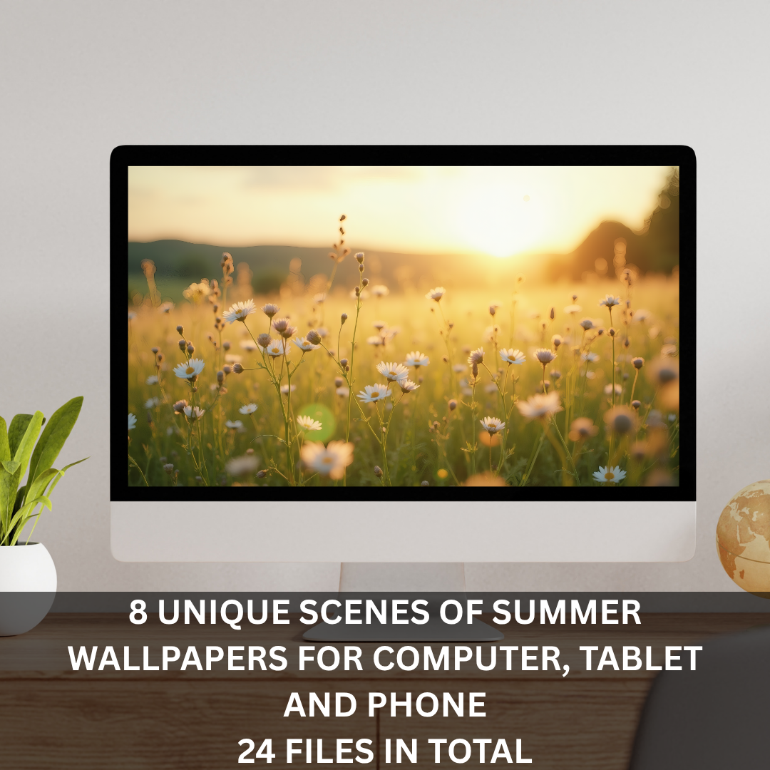 Summer Nature Escape Digital Wallpapers for Desktop, Tablet & Mobile - Image 4