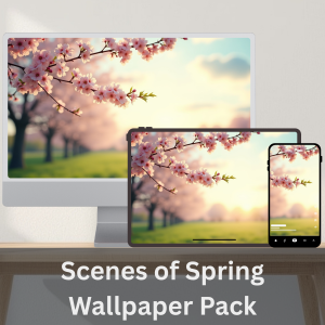 Spring Awakening Digital Wallpapers featuring spring landscapes for desktop, tablet and mobile devices