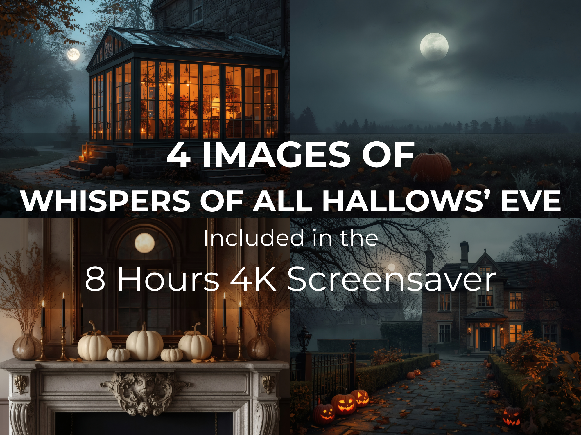 Whispers of All Hallows’ Eve 4-Hour 4K Screensaver with Ambient Music - Image 2